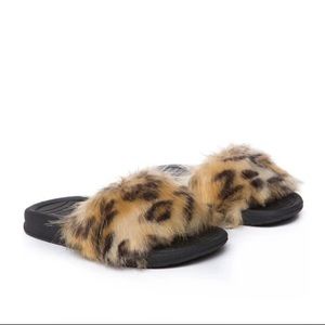 Faux Fur Kids Slide